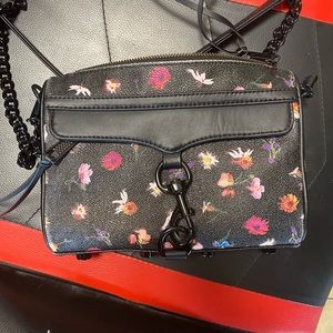 Sold- Rebecca minkoff black woc crossbody bag